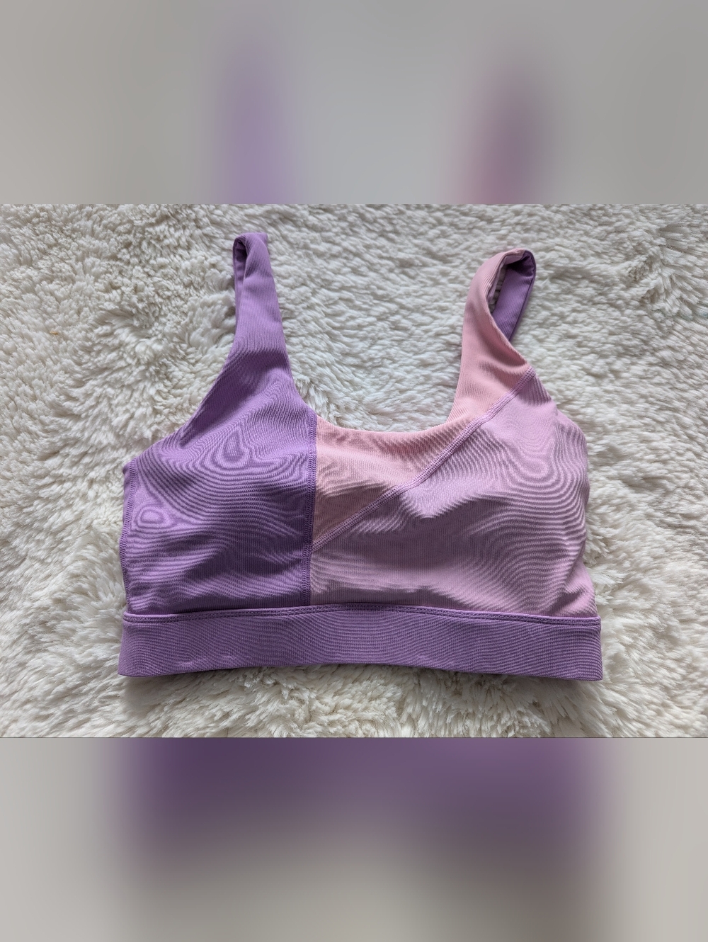 WILO The Label Athletic Active Bra Sz. M Color Block Lilac